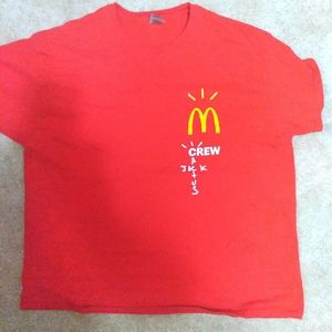 McDonald's Cactus Jack Crew T-shirt